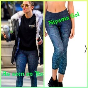 🪬🤎✨️Niyama Sol ✨️🤎🪬Buddha  Beachcomber crop leggings XS BNWT